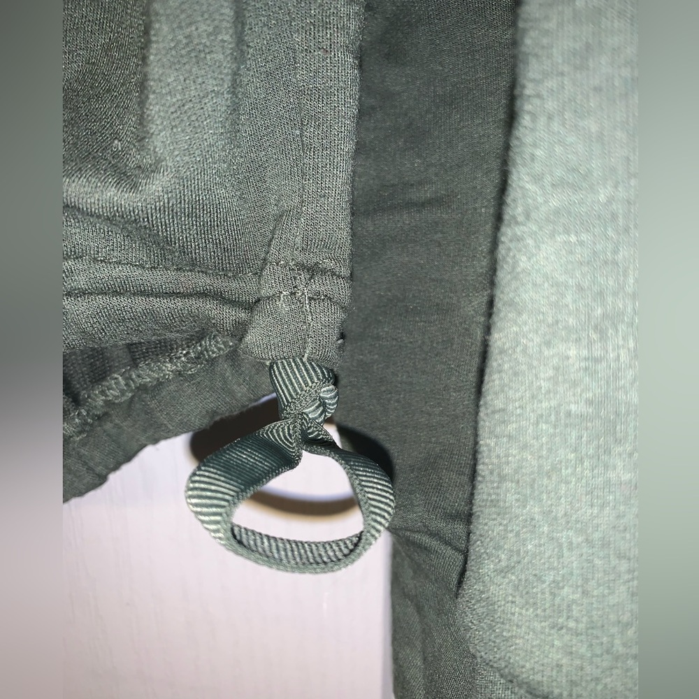 FABLETICS Luxe Cinched High Low Style Soft Terry Pullover Long Sleeve Pink S - Picture 4 of 4
